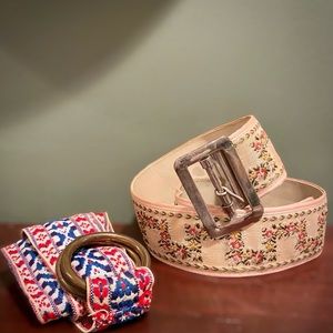 Vintage Fabric Belts